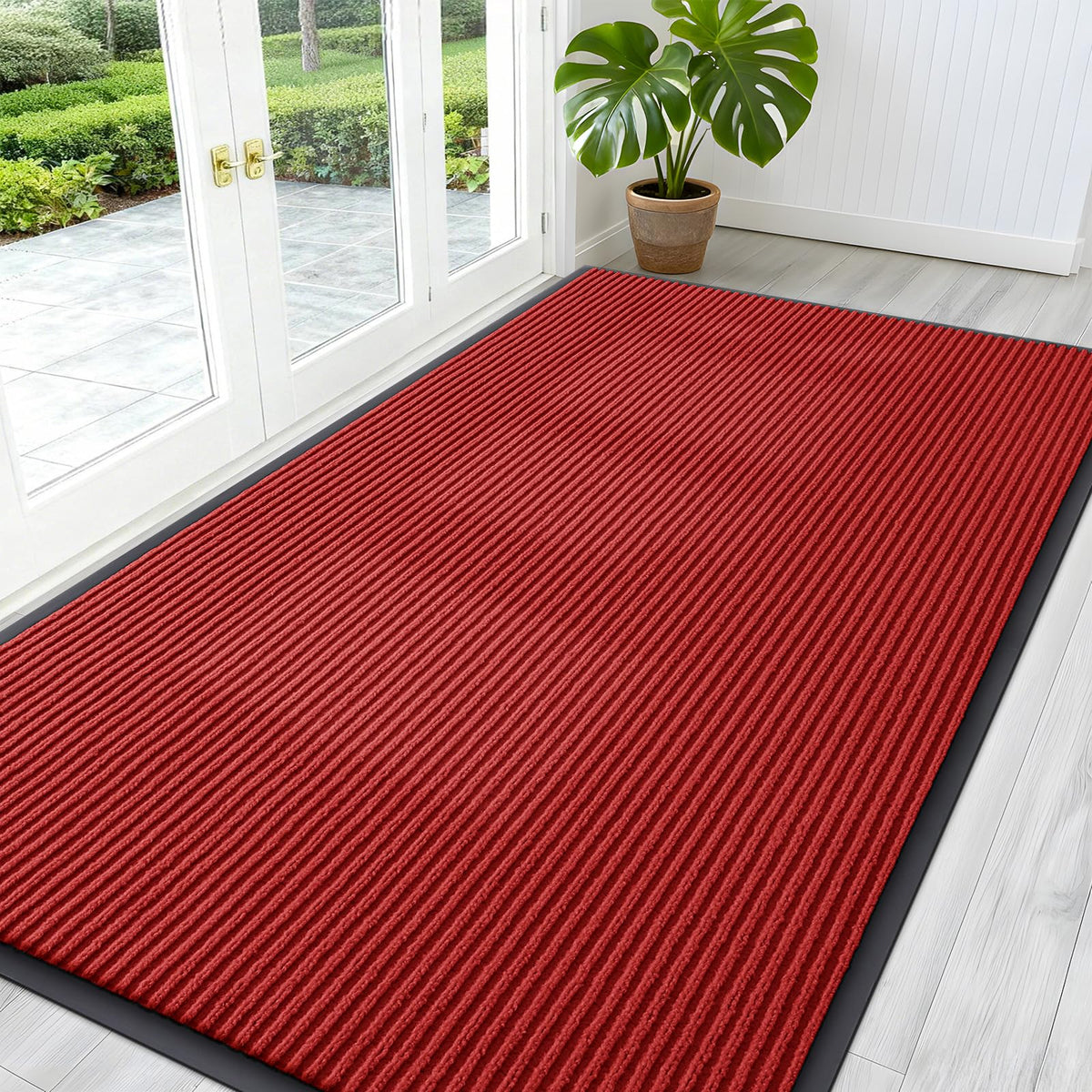 OLANLY Front Door Mat 29.5x17, Waterproof Heavy-Duty Indoor Outdoor Doormat