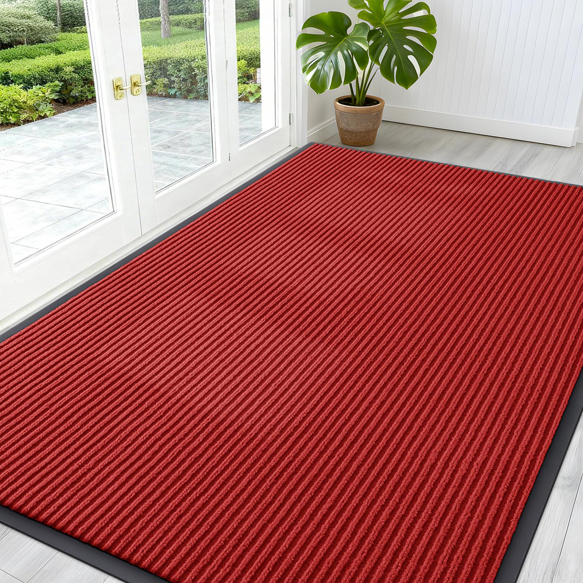 OLANLY Front Door Mat 29.5x17, Waterproof Heavy-Duty Indoor Outdoor Doormat