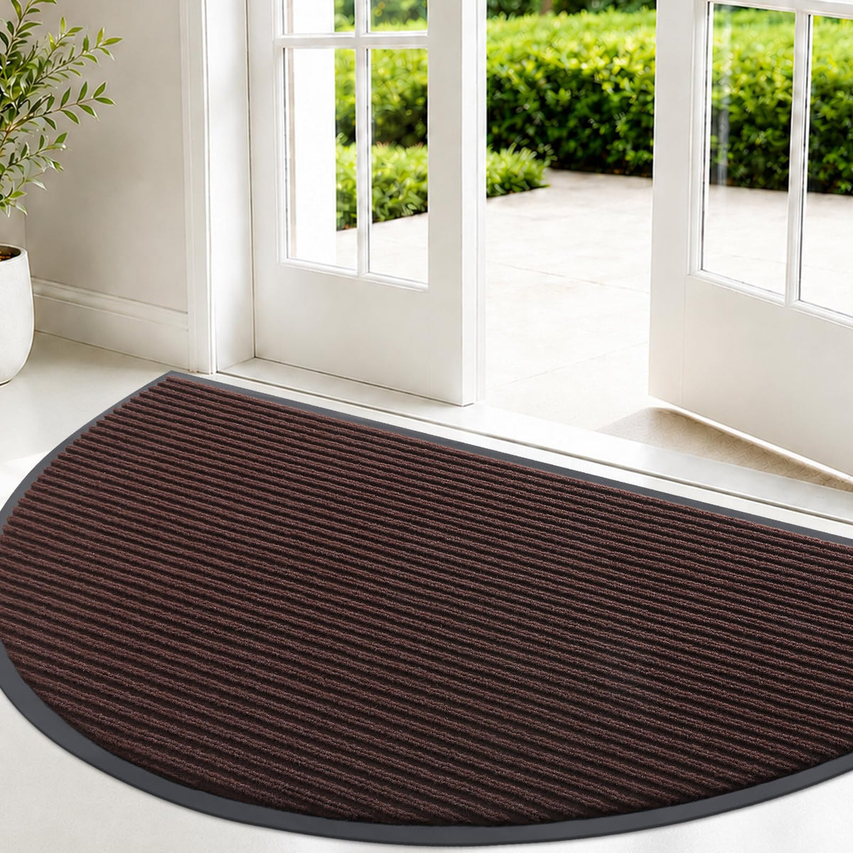 OLANLY Front Door Mat 29.5x17, Waterproof Heavy-Duty Indoor Outdoor Doormat