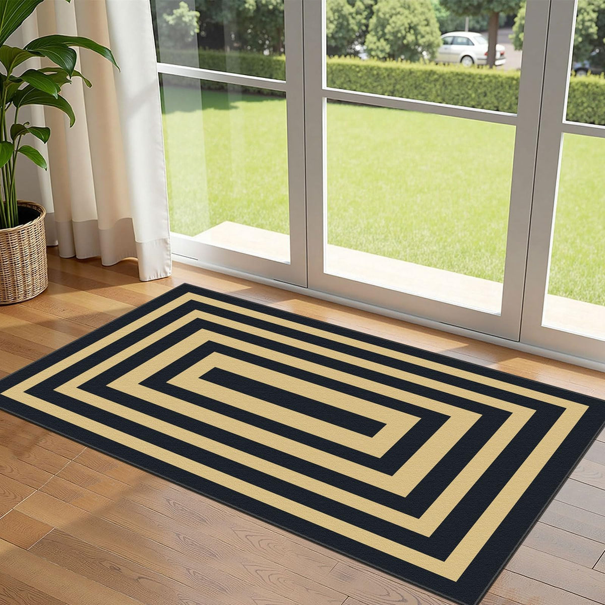 Floral Outdoor Rugs, 28"x43" Front Door Mat Indoor Outside Entrance