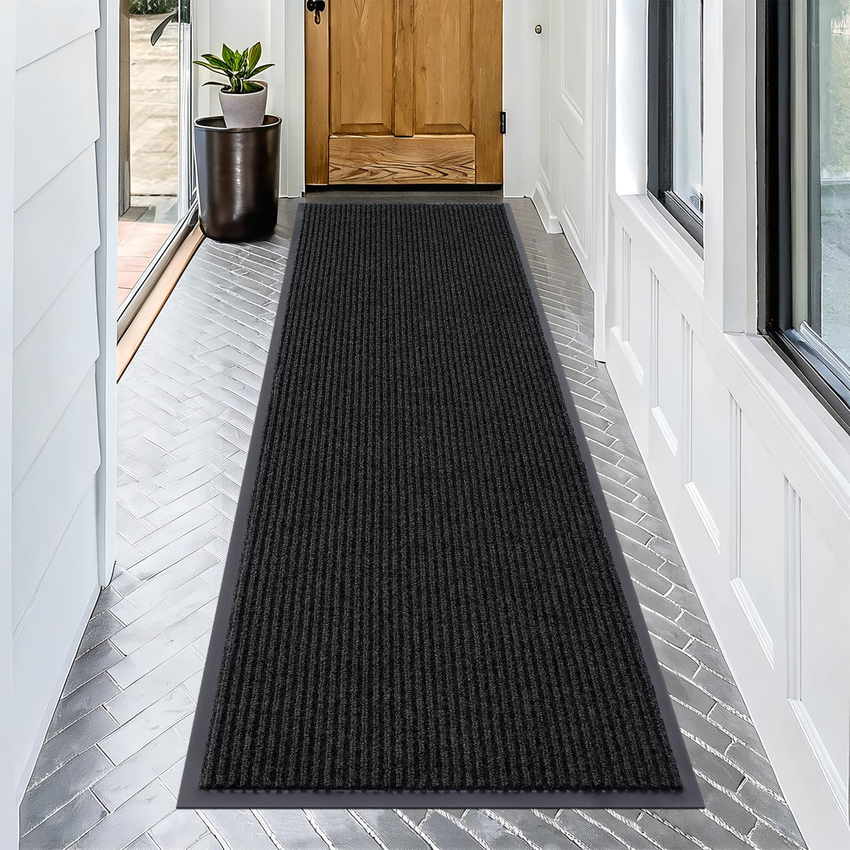 OLANLY Front Door Mat 29.5x17, Waterproof Heavy-Duty Indoor Outdoor Doormat
