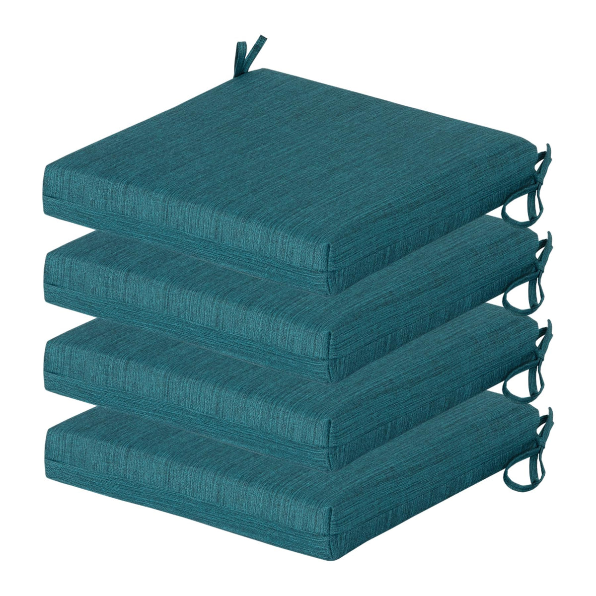 COZYVIDA Outdoor Chair Cushions Pad 20"x20"x3.1" Set of 4,Malachite