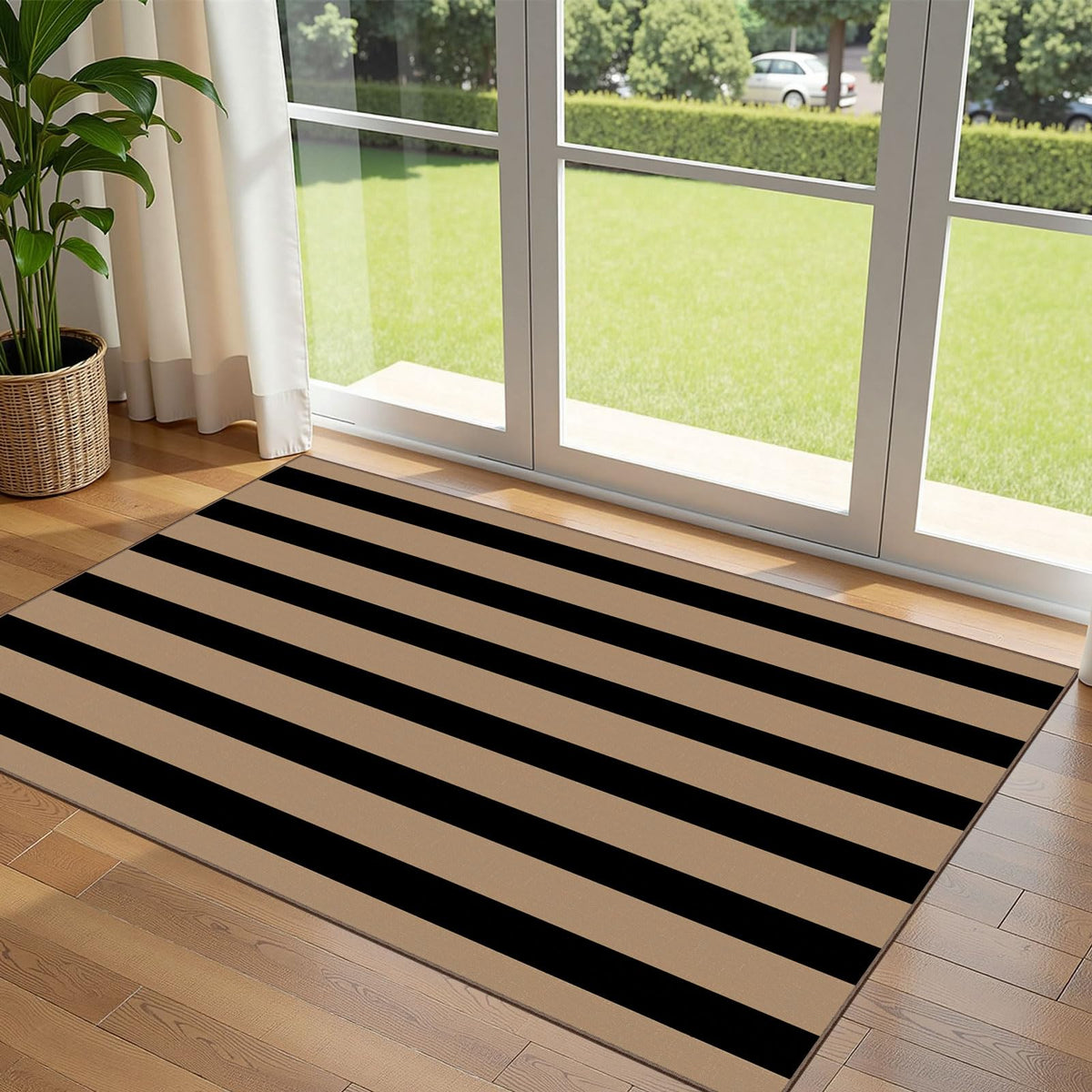 Floral Outdoor Rugs, 28"x43" Front Door Mat Indoor Outside Entrance