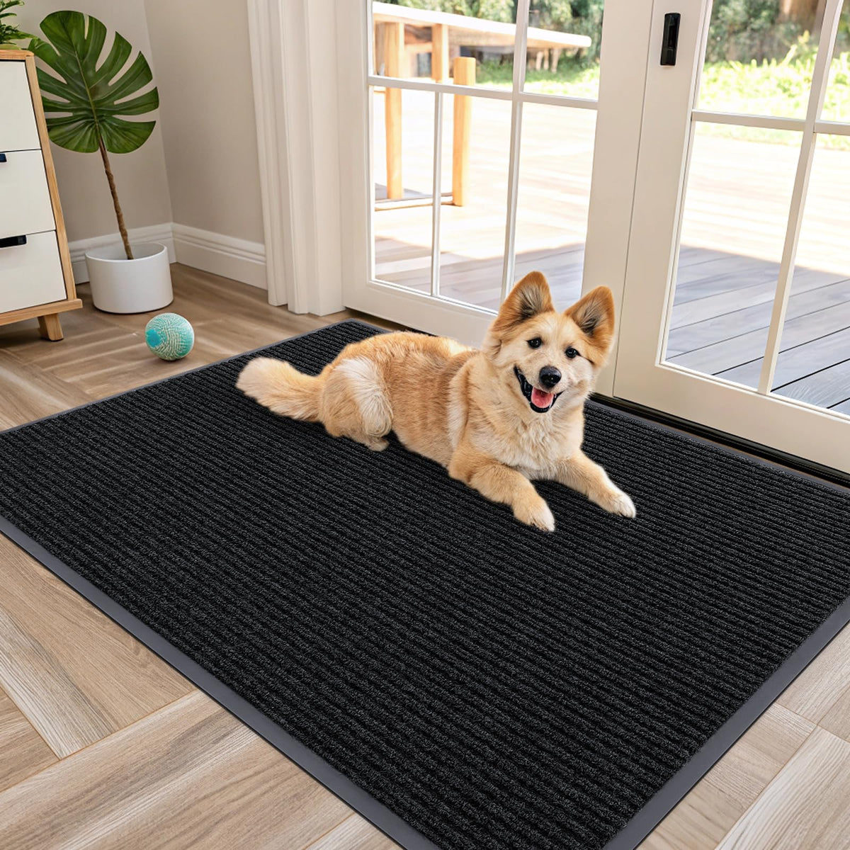 OLANLY Front Door Mat 29.5x17, Waterproof Heavy-Duty Indoor Outdoor Doormat