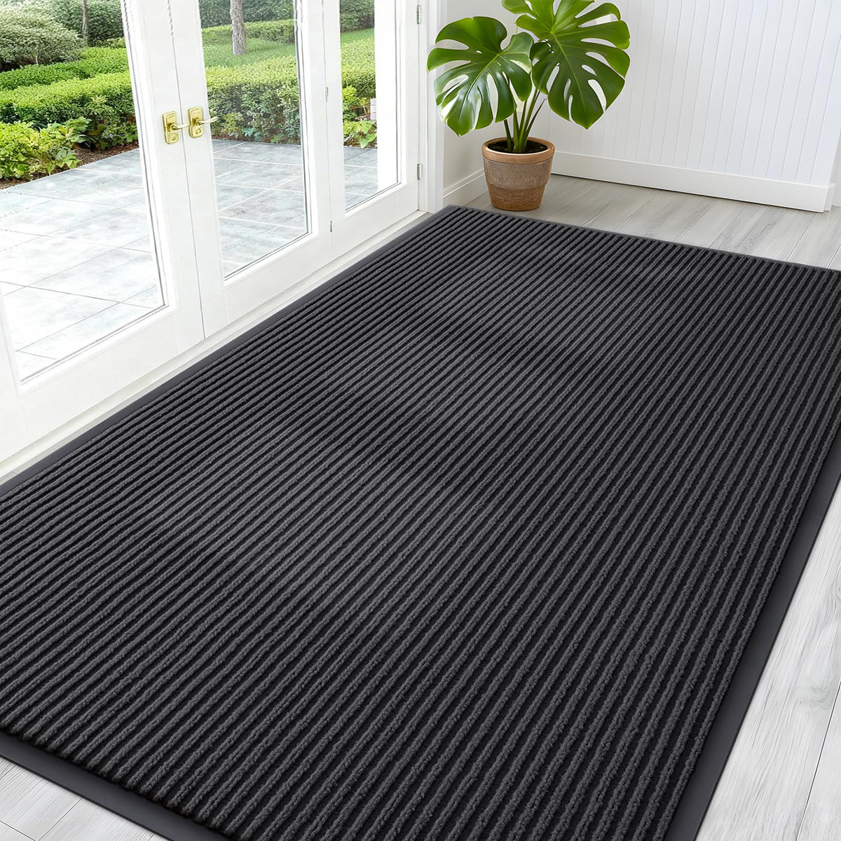 OLANLY Front Door Mat 29.5x17, Waterproof Heavy-Duty Indoor Outdoor Doormat
