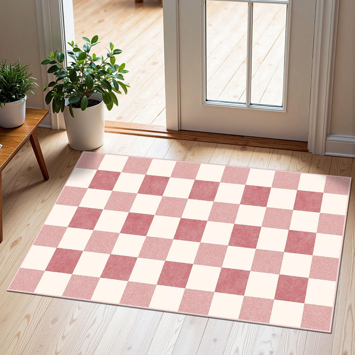 Floral Outdoor Rugs, 28"x43" Front Door Mat Indoor Outside Entrance