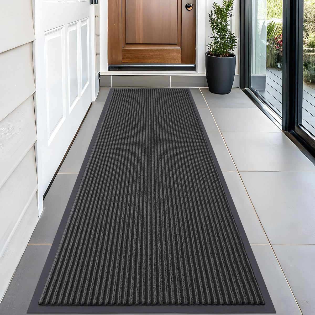 OLANLY Front Door Mat 29.5x17, Waterproof Heavy-Duty Indoor Outdoor Doormat