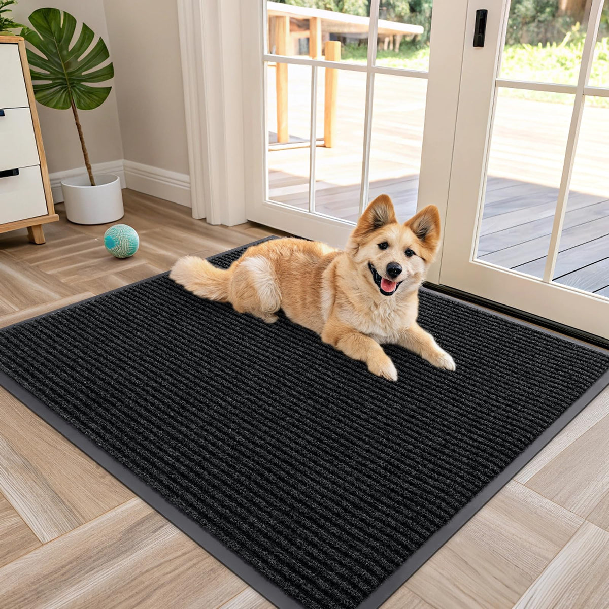 OLANLY Front Door Mat 29.5x17, Waterproof Heavy-Duty Indoor Outdoor Doormat