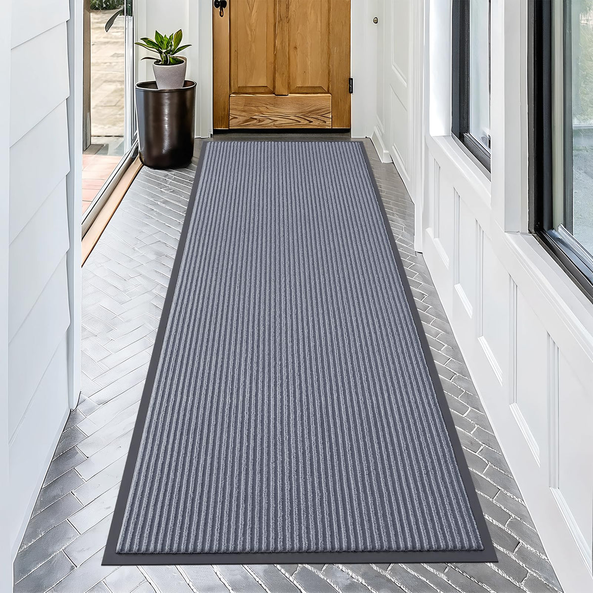 OLANLY Front Door Mat 29.5x17, Waterproof Heavy-Duty Indoor Outdoor Doormat