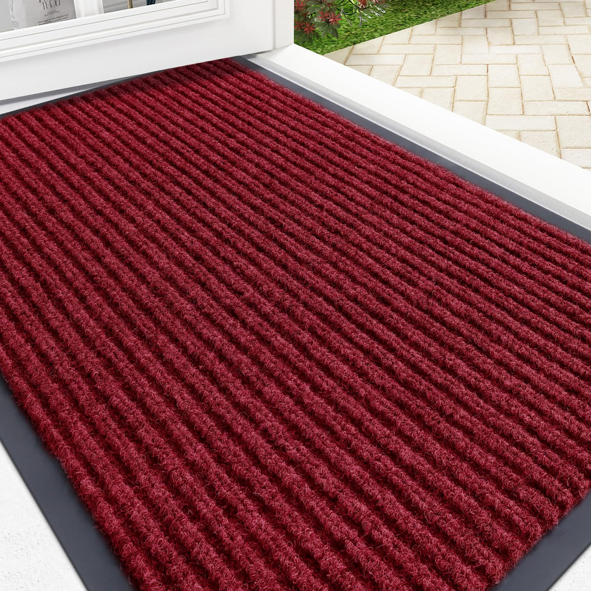 OLANLY Front Door Mat 29.5x17, Waterproof Heavy-Duty Indoor Outdoor Doormat
