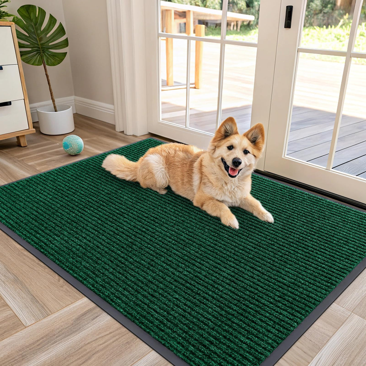 OLANLY Front Door Mat 29.5x17, Waterproof Heavy-Duty Indoor Outdoor Doormat