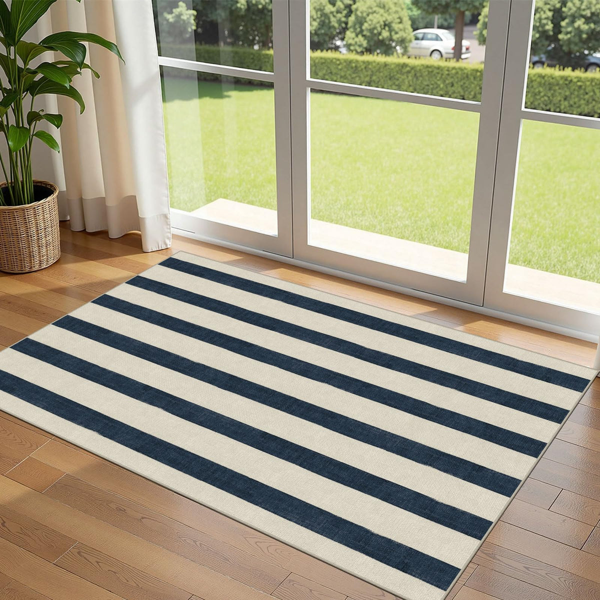 Floral Outdoor Rugs, 28"x43" Front Door Mat Indoor Outside Entrance