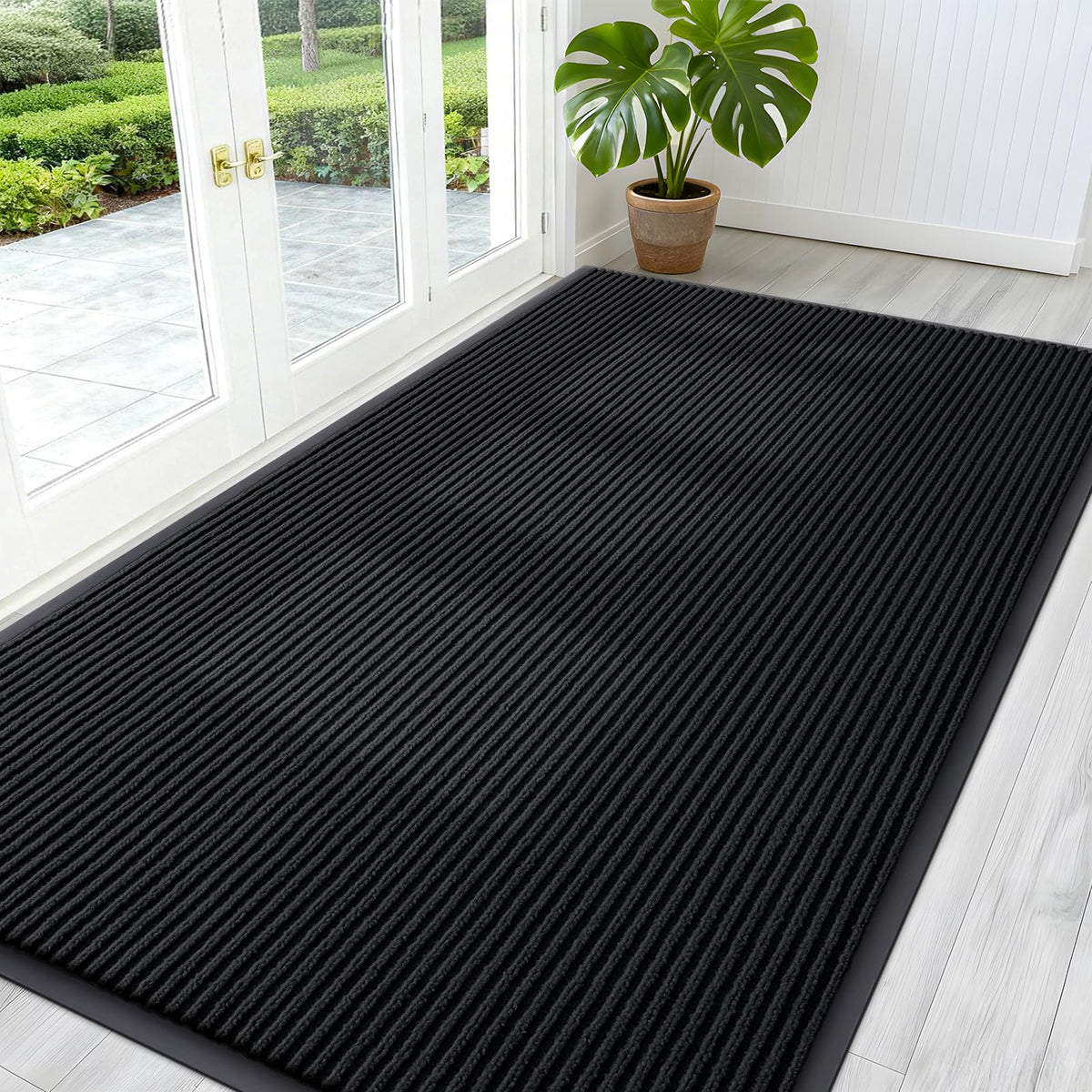 OLANLY Front Door Mat 29.5x17, Waterproof Heavy-Duty Indoor Outdoor Doormat