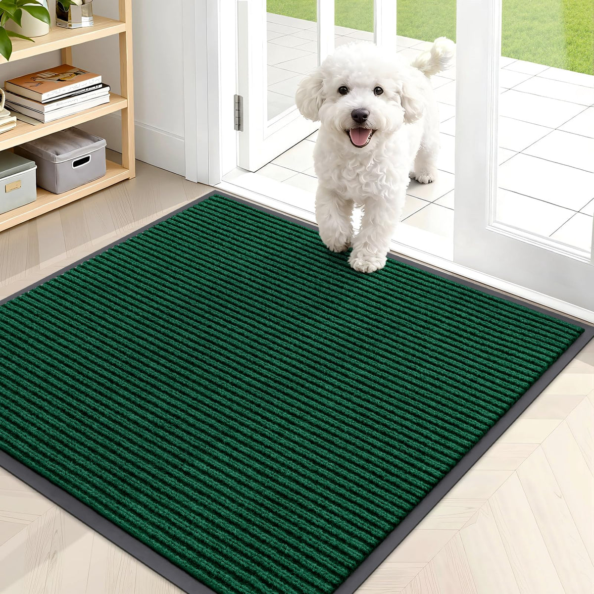 OLANLY Front Door Mat 29.5x17, Waterproof Heavy-Duty Indoor Outdoor Doormat