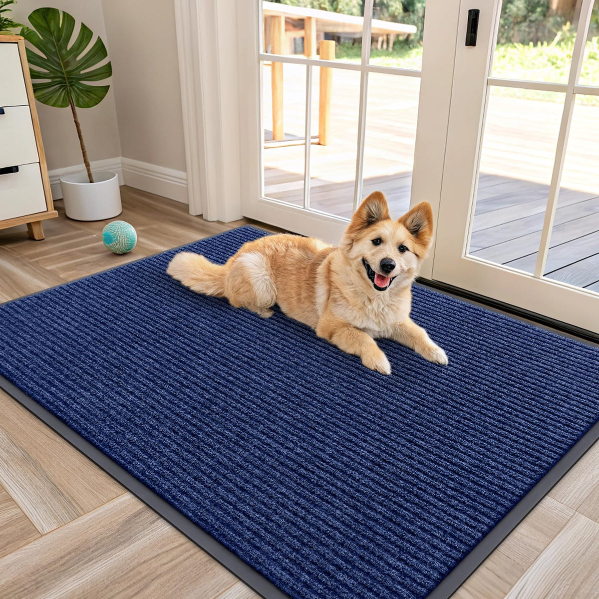 OLANLY Front Door Mat 29.5x17, Waterproof Heavy-Duty Indoor Outdoor Doormat