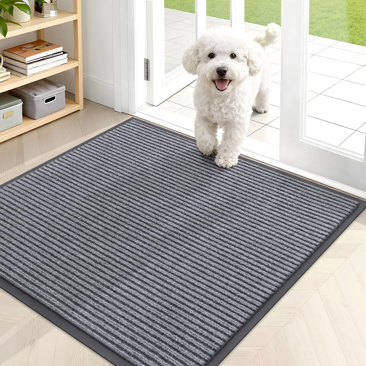 OLANLY Front Door Mat 29.5x17, Waterproof Heavy-Duty Indoor Outdoor Doormat