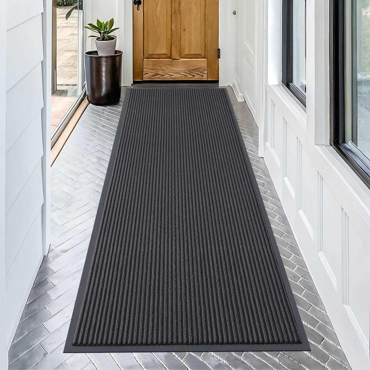 OLANLY Front Door Mat 29.5x17, Waterproof Heavy-Duty Indoor Outdoor Doormat