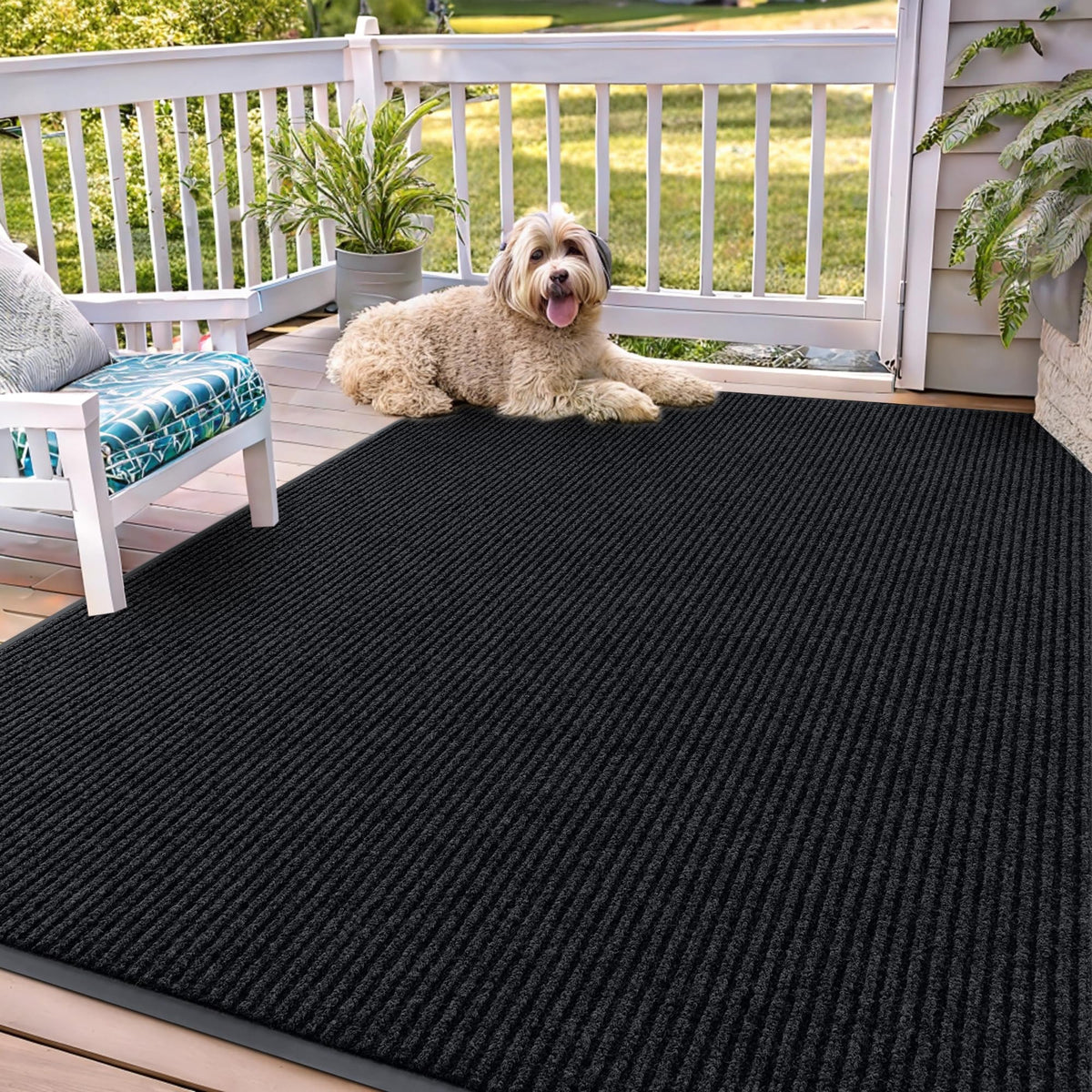 OLANLY Front Door Mat 29.5x17, Waterproof Heavy-Duty Indoor Outdoor Doormat