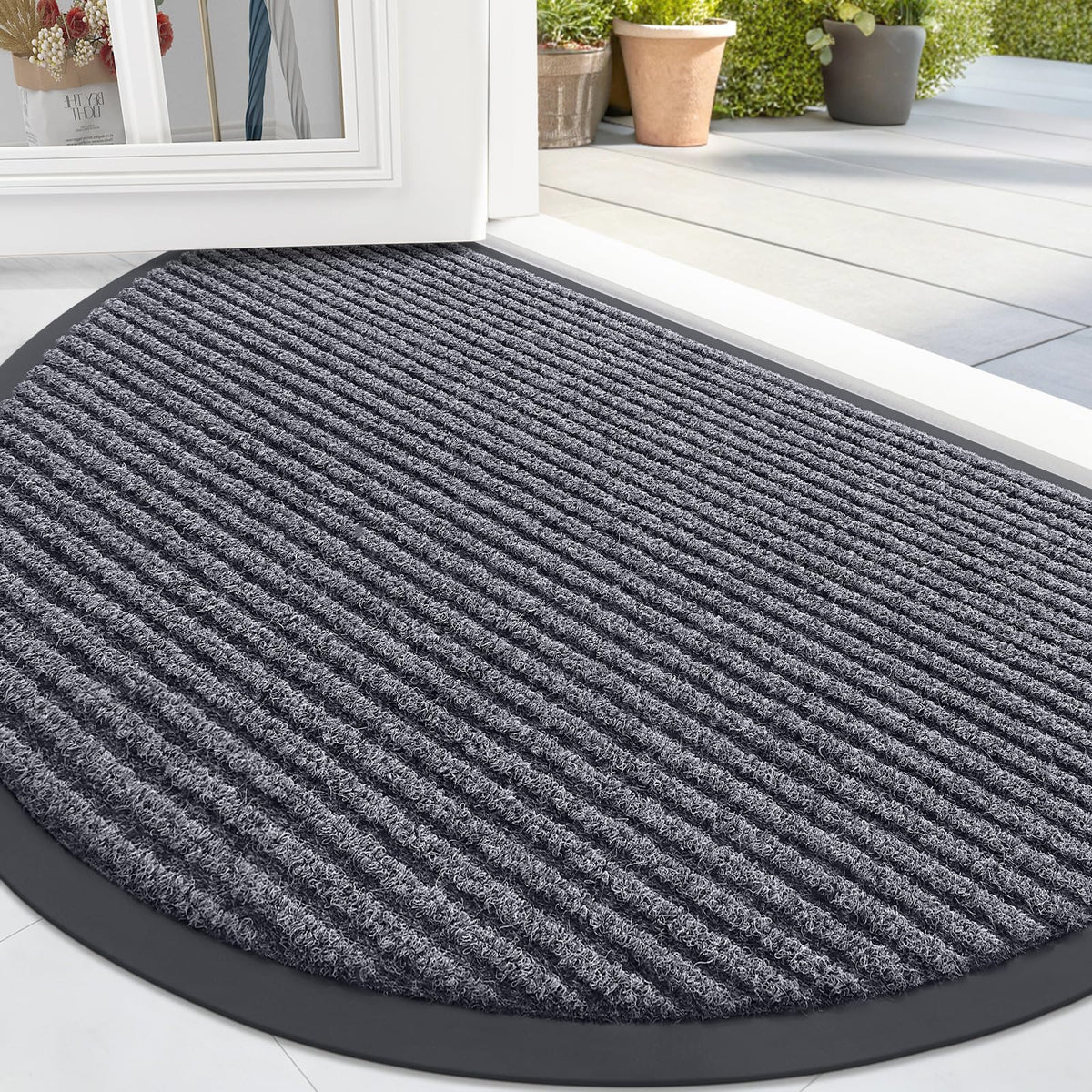 OLANLY Front Door Mat 29.5x17, Waterproof Heavy-Duty Indoor Outdoor Doormat