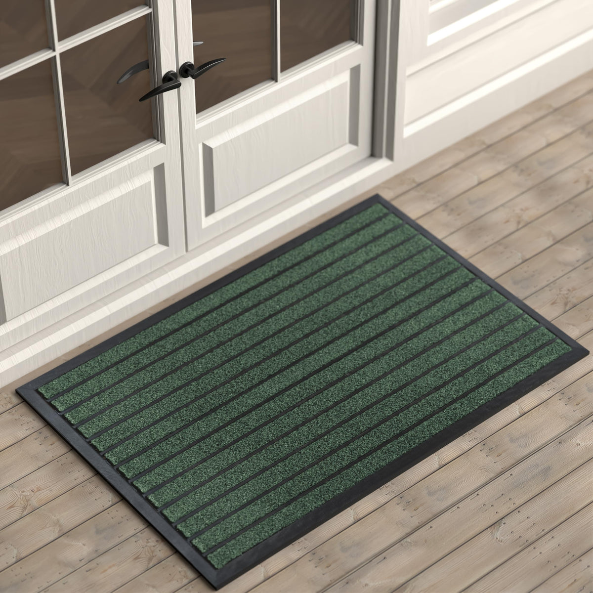 ubdyo Extra Durable Door Mat Outside Entrance (30" x 17", Bright Brown)