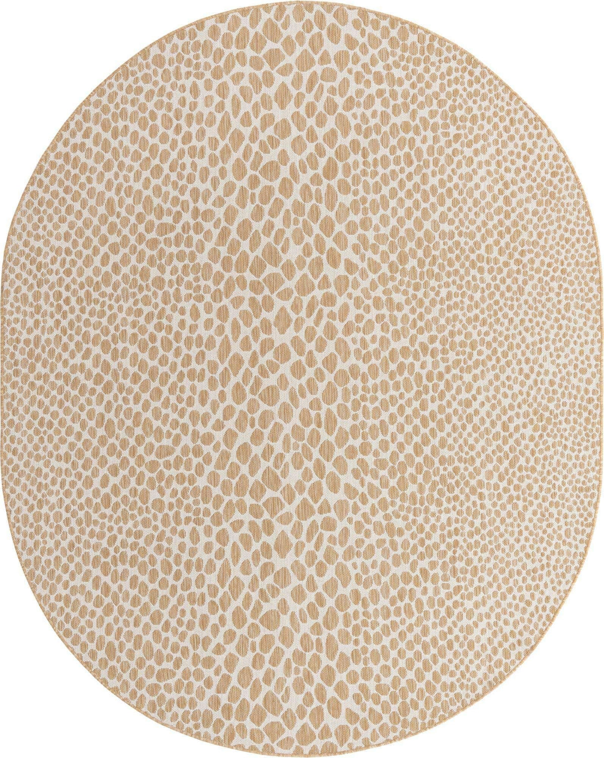 Unique Loom Outdoor Collection Area Rug - Cape Town (9' x 12' Rectangle, Blue/Ivory)