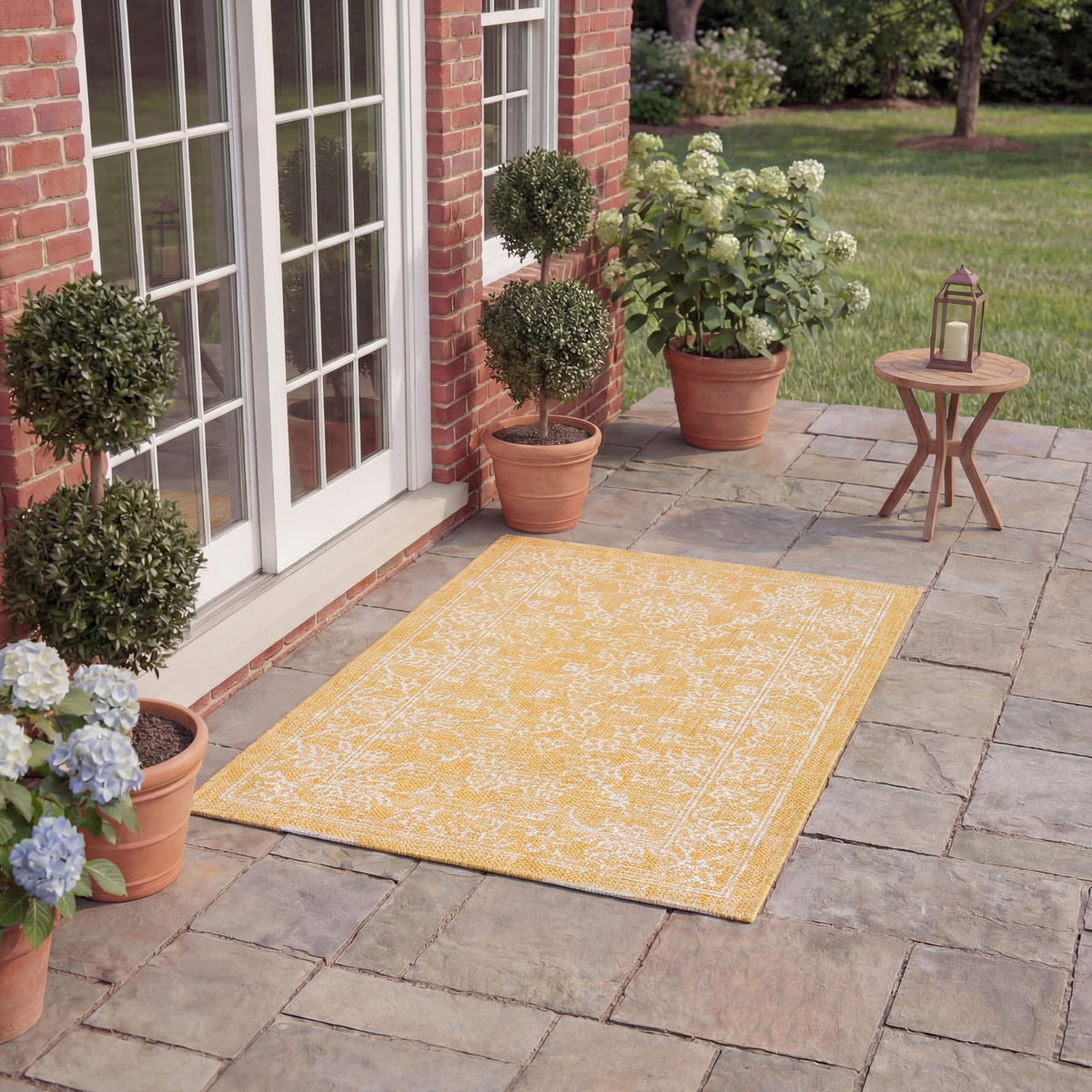 SAFAVIEH Courtyard Collection 8' x 10' Turquoise CY8680 Indoor/ Outside Waterproof Easy cleansingPatio Backyard Mudroom Area Mat