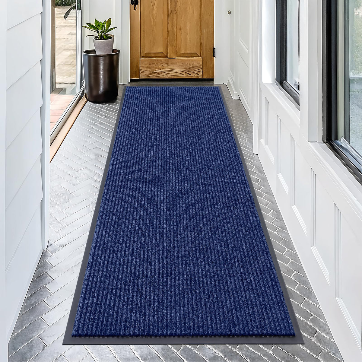 OLANLY Front Door Mat 29.5x17, Waterproof Heavy-Duty Indoor Outdoor Doormat
