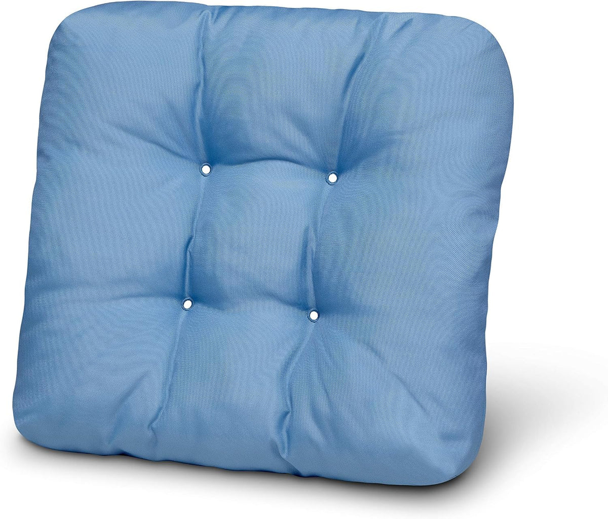 DUCKCOVERS® Water-Resistant Indoor/Outdoor Seat Cushions, 19 x 19 x 5 Inch, 2 Pack, Periwinkle Blue