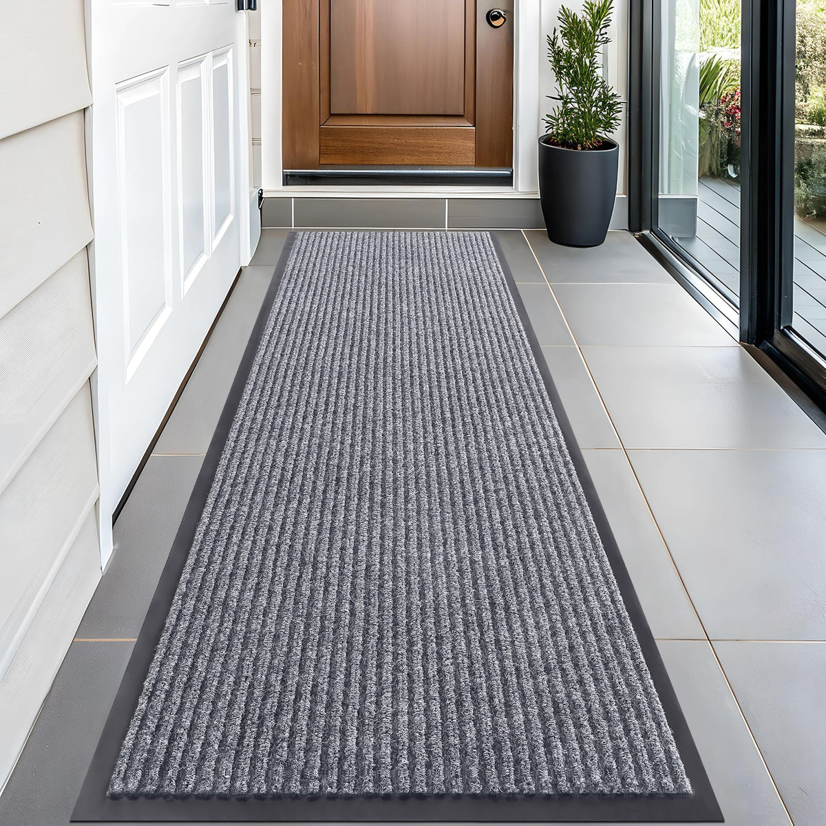 OLANLY Front Door Mat 29.5x17, Waterproof Heavy-Duty Indoor Outdoor Doormat