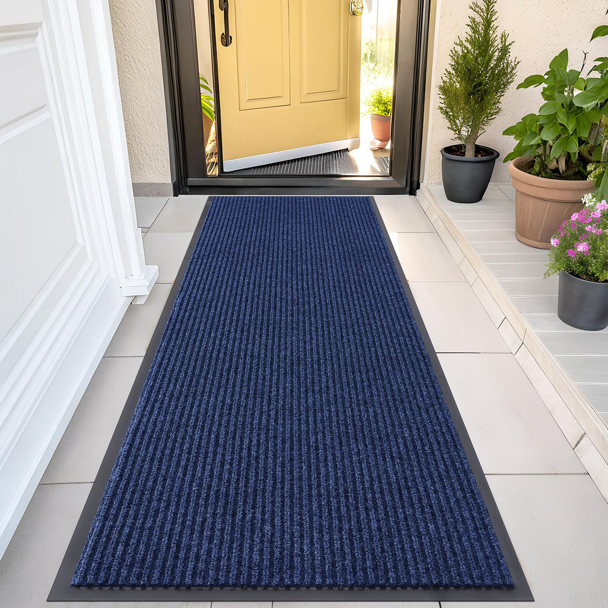 OLANLY Front Door Mat 29.5x17, Waterproof Heavy-Duty Indoor Outdoor Doormat