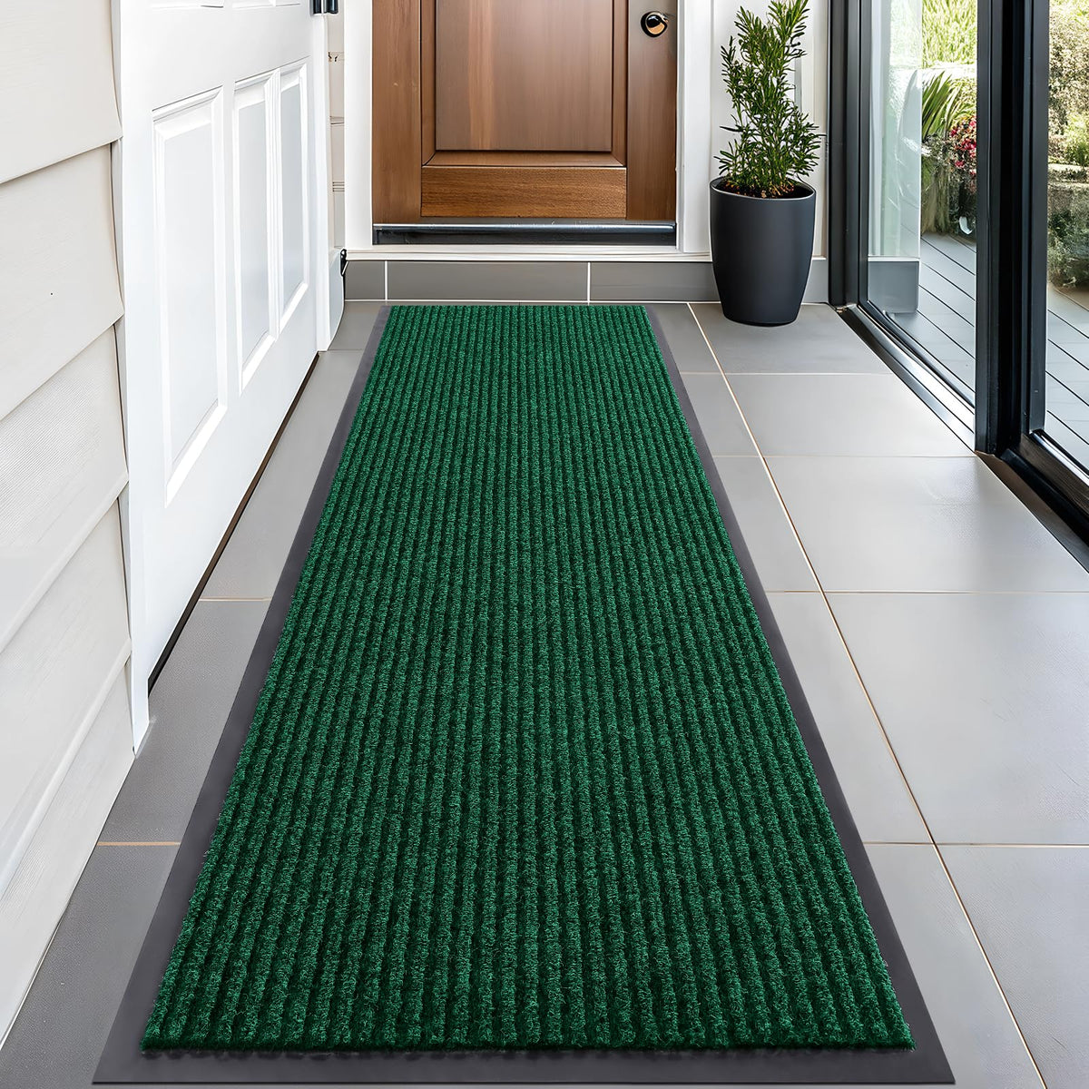 OLANLY Front Door Mat 29.5x17, Waterproof Heavy-Duty Indoor Outdoor Doormat