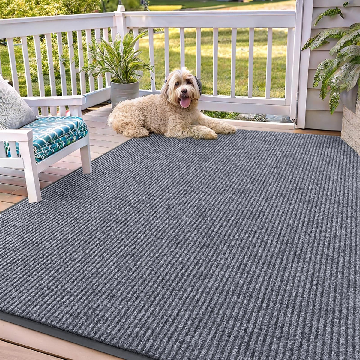 OLANLY Front Door Mat 29.5x17, Waterproof Heavy-Duty Indoor Outdoor Doormat