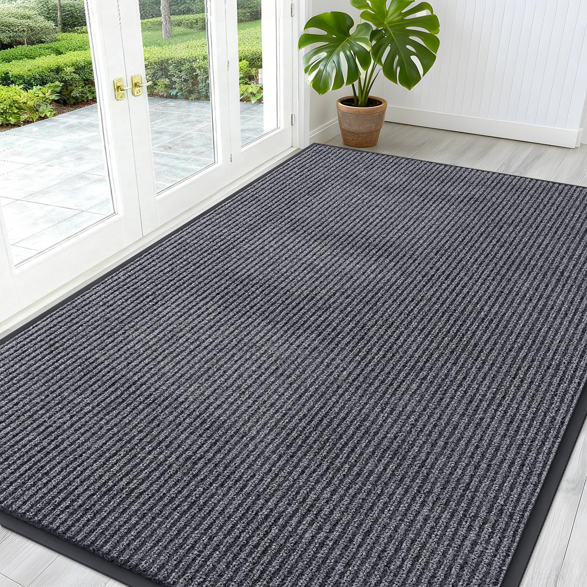 OLANLY Front Door Mat 29.5x17, Waterproof Heavy-Duty Indoor Outdoor Doormat