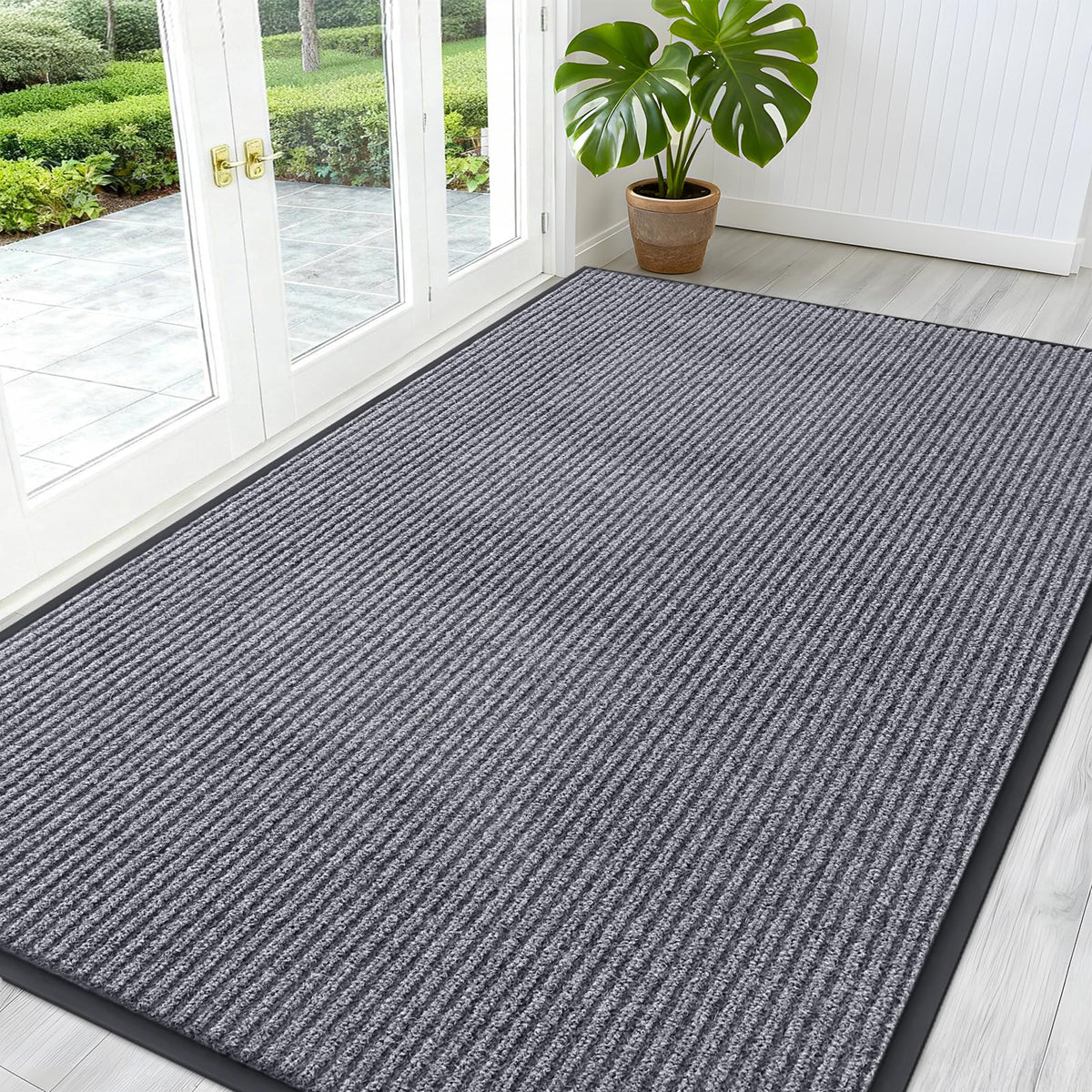 OLANLY Front Door Mat 29.5x17, Waterproof Heavy-Duty Indoor Outdoor Doormat
