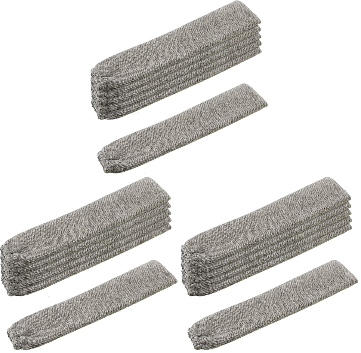 Boao 6 Pack Gap Dust Cleaner Refills, Microfiber Replacement Cloth Covers for Under Furniture Duster, Washable & Reusable Dusting Sleeves