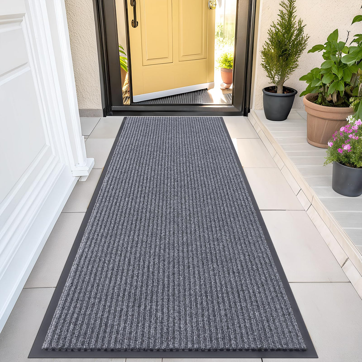 OLANLY Front Door Mat 29.5x17, Waterproof Heavy-Duty Indoor Outdoor Doormat