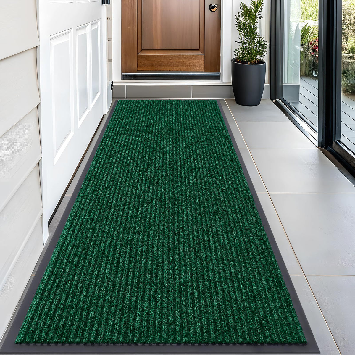 OLANLY Front Door Mat 29.5x17, Waterproof Heavy-Duty Indoor Outdoor Doormat