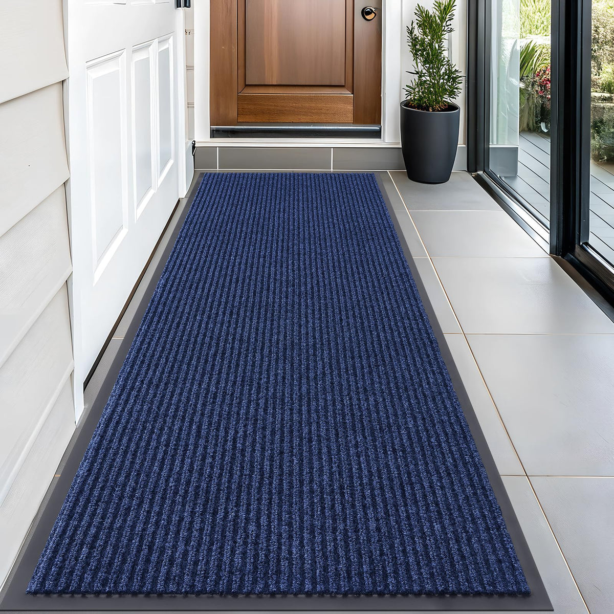 OLANLY Front Door Mat 29.5x17, Waterproof Heavy-Duty Indoor Outdoor Doormat