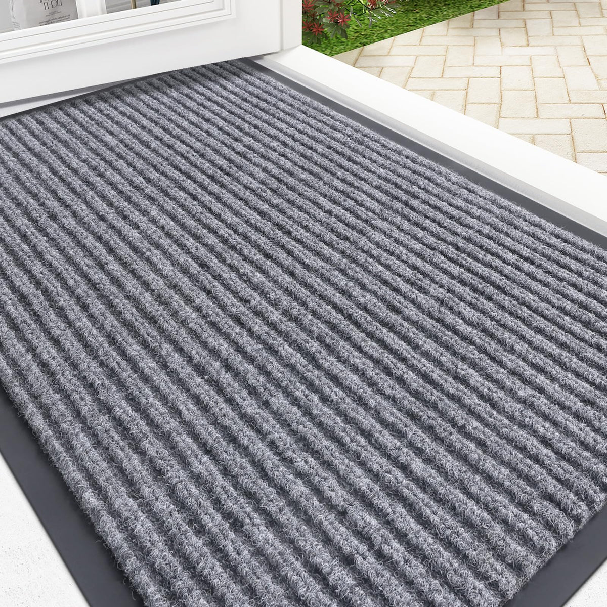 OLANLY Front Door Mat 29.5x17, Waterproof Heavy-Duty Indoor Outdoor Doormat