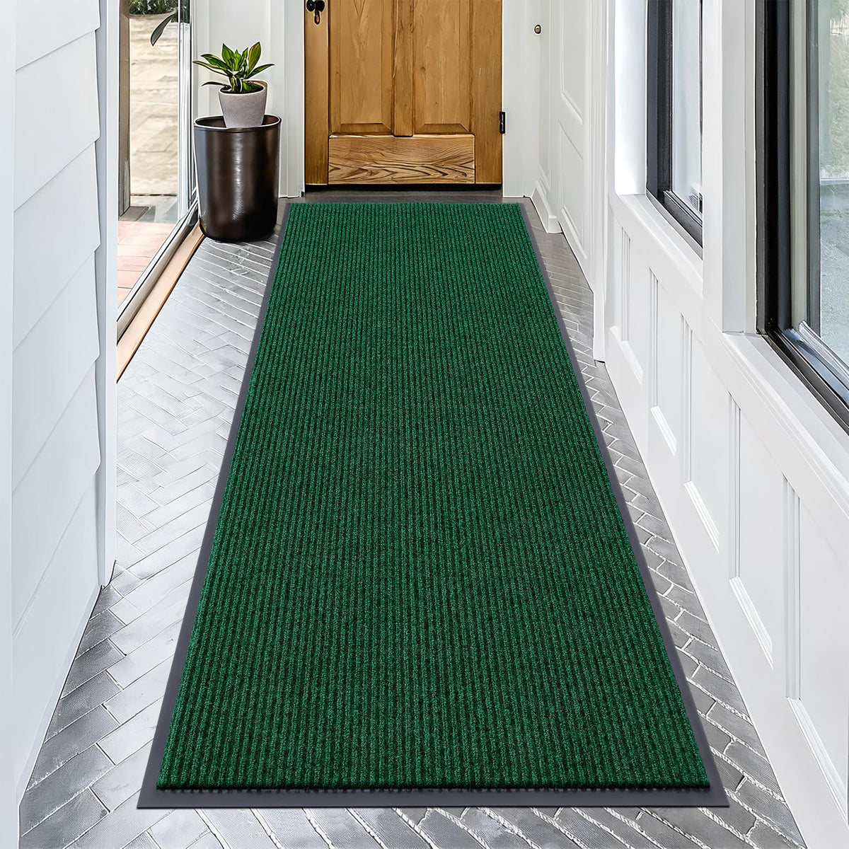 OLANLY Front Door Mat 29.5x17, Waterproof Heavy-Duty Indoor Outdoor Doormat