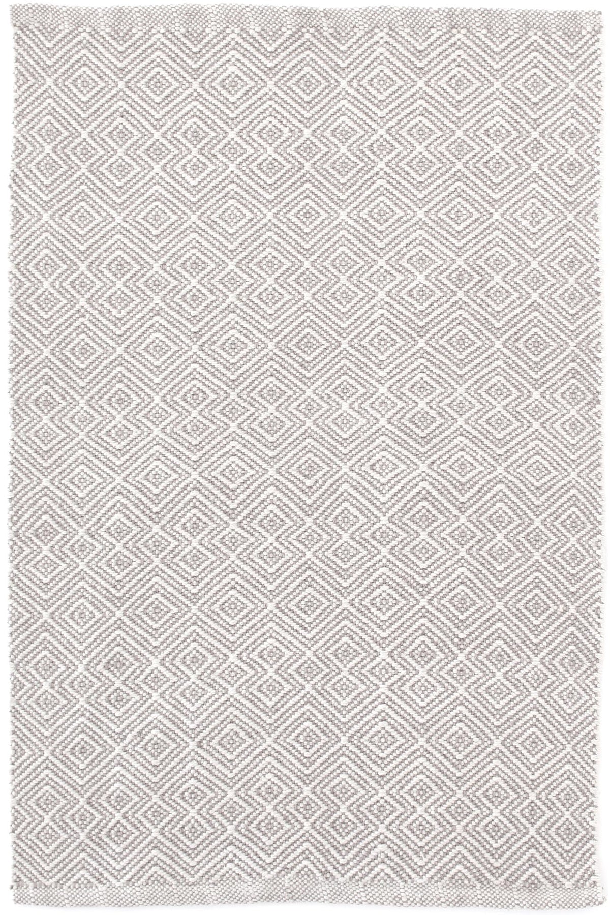 Dash & Albert Coastal Blue Geometric Handwoven Indoor/Outdoor Rug, 3'x5'