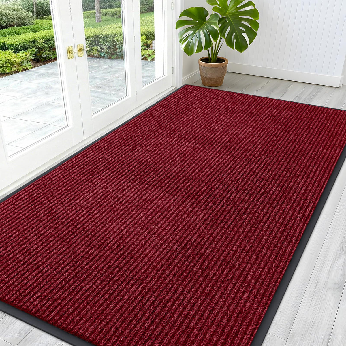 OLANLY Front Door Mat 29.5x17, Waterproof Heavy-Duty Indoor Outdoor Doormat