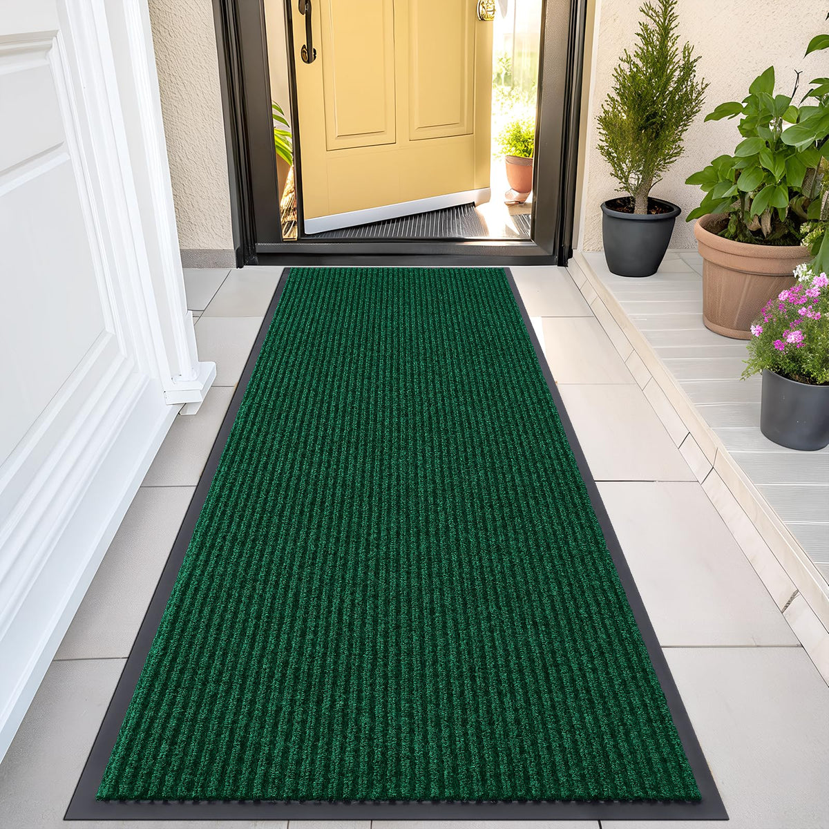 OLANLY Front Door Mat 29.5x17, Waterproof Heavy-Duty Indoor Outdoor Doormat