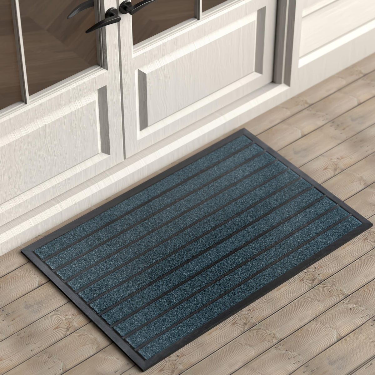 ubdyo Extra Durable Door Mat Outside Entrance (30" x 17", Bright Brown)