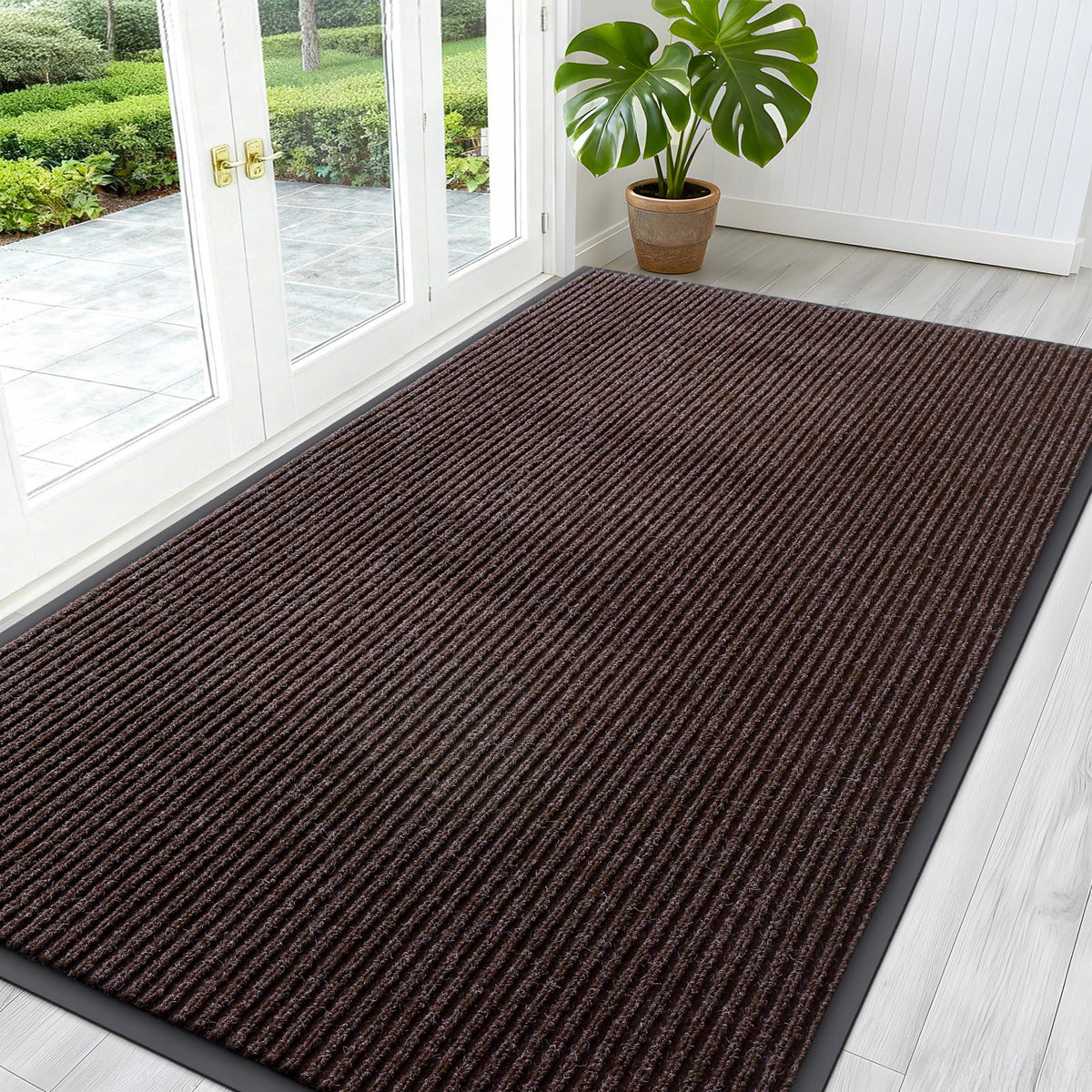 OLANLY Front Door Mat 29.5x17, Waterproof Heavy-Duty Indoor Outdoor Doormat