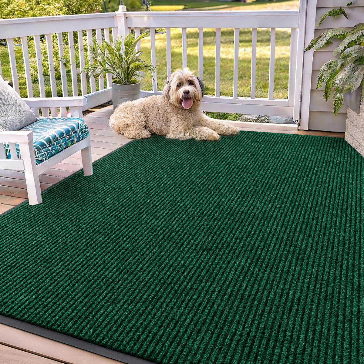 OLANLY Front Door Mat 29.5x17, Waterproof Heavy-Duty Indoor Outdoor Doormat