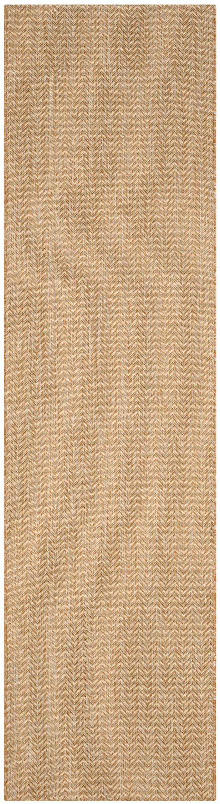 SAFAVIEH Courtyard Outdoor Area Rug 5'3"x7'7", Natural & Cream CY8022-03012