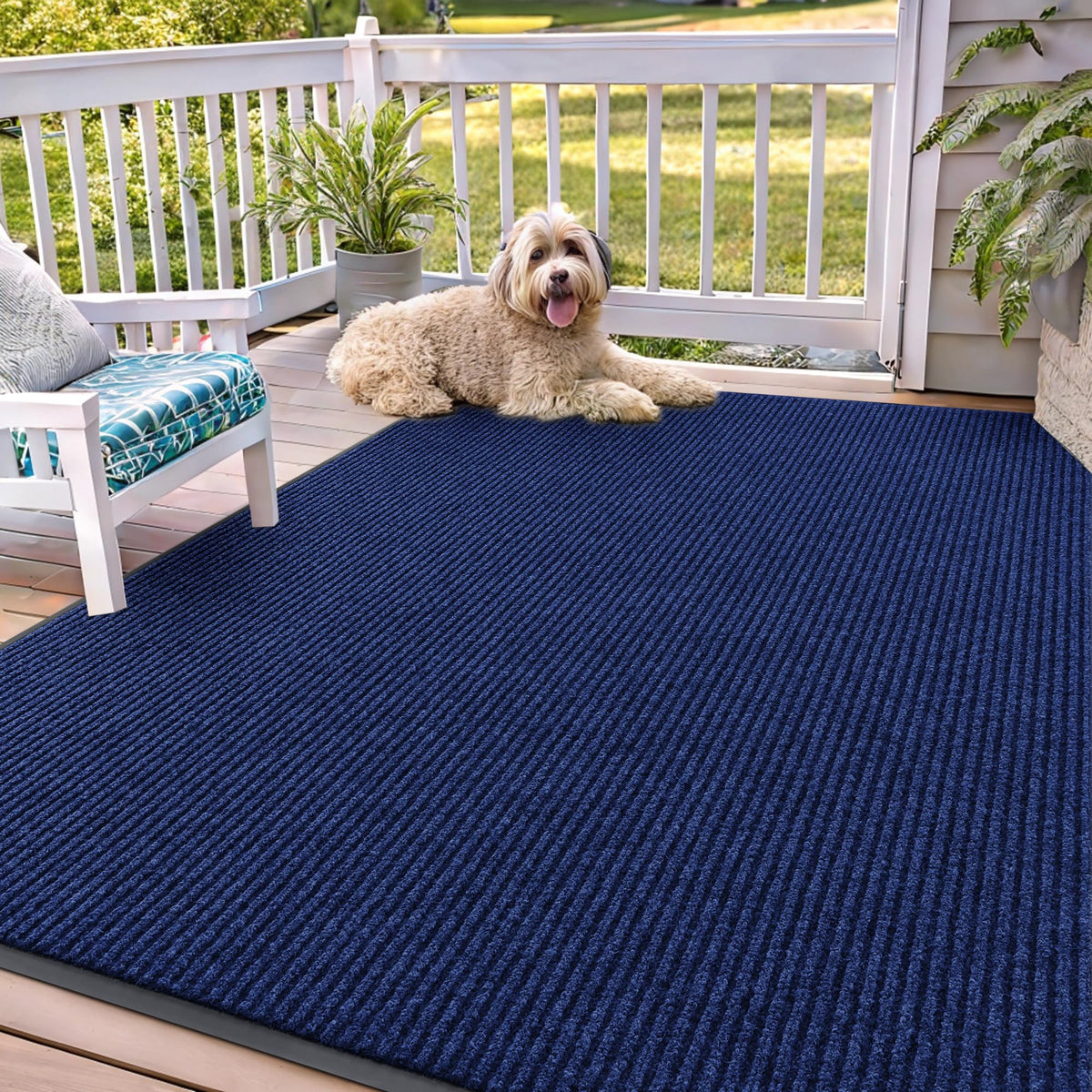 OLANLY Front Door Mat 29.5x17, Waterproof Heavy-Duty Indoor Outdoor Doormat