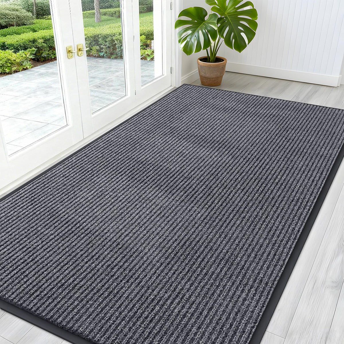 OLANLY Front Door Mat 29.5x17, Waterproof Heavy-Duty Indoor Outdoor Doormat