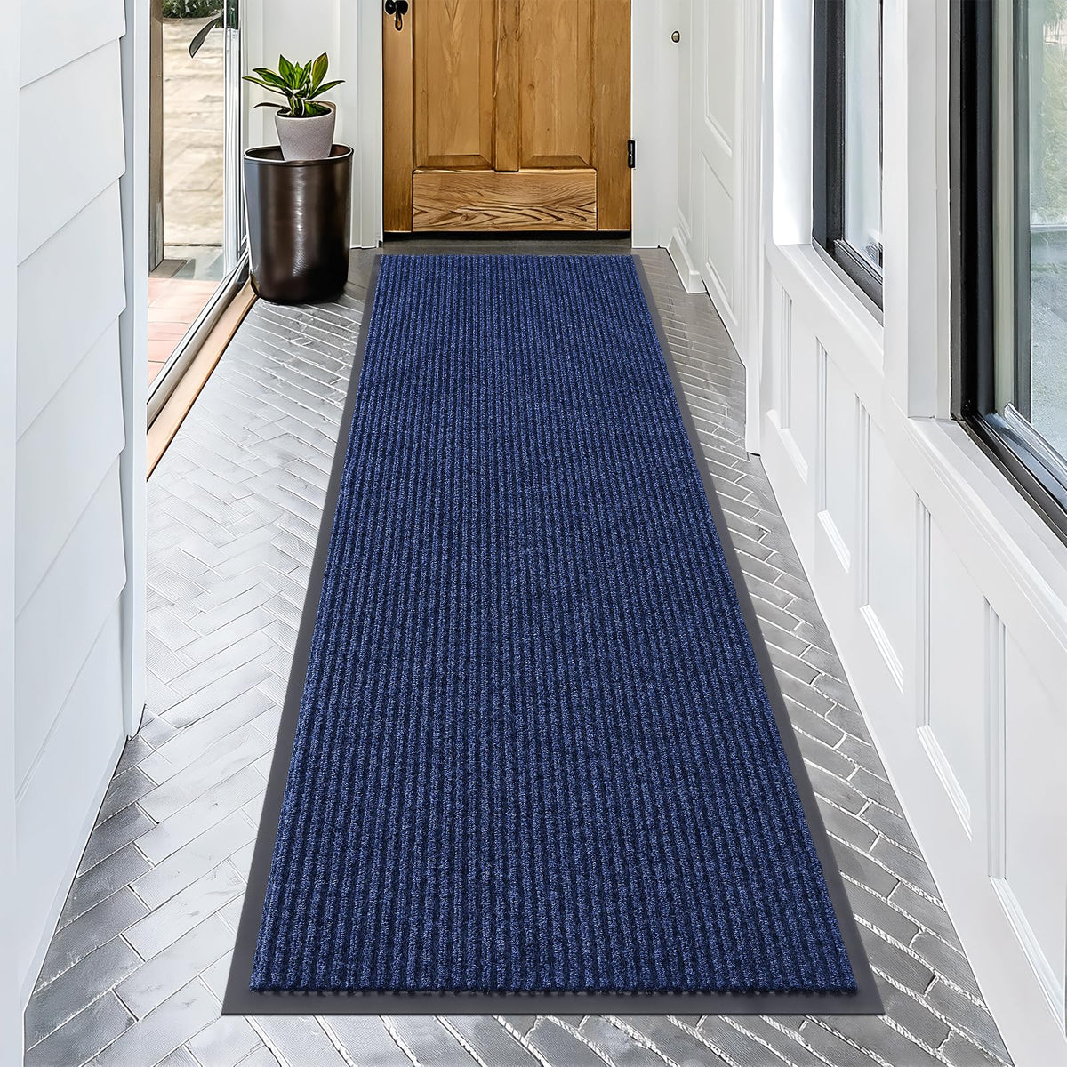 OLANLY Front Door Mat 29.5x17, Waterproof Heavy-Duty Indoor Outdoor Doormat